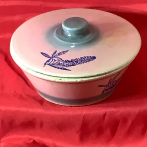 Vintage Hard to Find MCM 1950S ATH-TEX-TEXAS BLUEBONNET STONEWARE