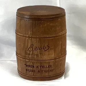 1930 Briggs Smoking Tabacco Barrell Humidor