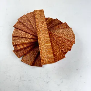 LEOPARDWOOD KNIFE SCALES — 10 PIECES, 9 × 1.5 × 0.187 INCHES
