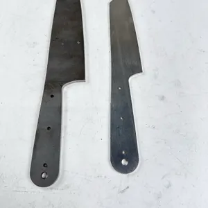 CHEF KNIFE BLANKS — AEB-L STEEL & ONE UNKNOWN