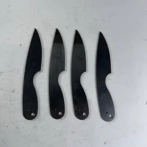 FOUR DROP POINT KNIFE BLANKS — D2 STEEL