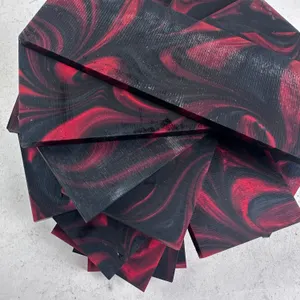 BEAUTIFUL ACRYLIC KNIFE SCALES — 10 PIECES
