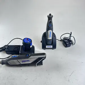 TWO RECHARGEABLE DREMEL TOOLS — LOW MILEAGE