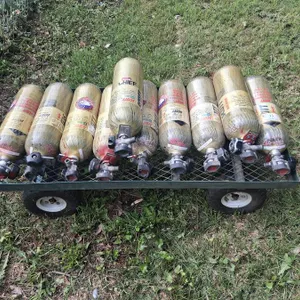 (10) Scotts 4500psi Air Tanks