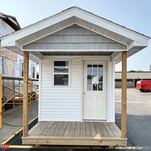 8' x 10' Shed with 4' x 8' Porch, New