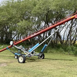 SAKUNDIAK HD8-1000 Grain Auger w/ E-Kay Hyd. Mover, 8”, 33 Ft.