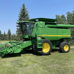 2004 JOHN DEERE 9860 STS Combine w/ JD 914P 13 Ft. Pickup, Shedded