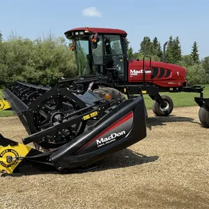 2013 MACDON M155 Swather w/ 2013 MacDon D60-S 35' Header, ONLY 546 Header Hours