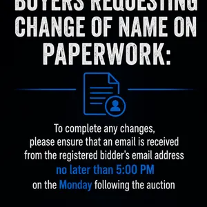BUYERS REQUESTING CHANGE OF NAME ON PAPERWORK: