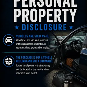 PERSONAL PROPERTY DISCLOSURE: