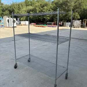 Rolling Metal Rack