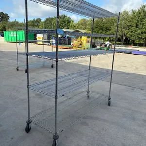 Rolling Metal Rack
