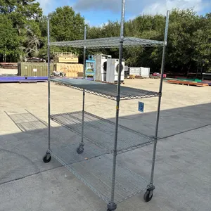 Rolling Metal Rack