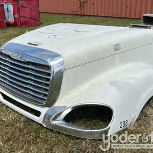 Hood and Grill to suit Truck, White 