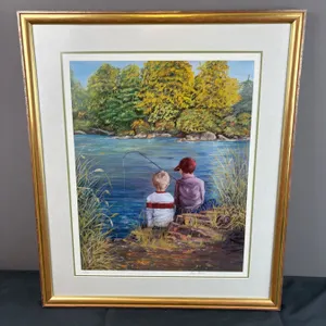 Large Framed Printed Artwork