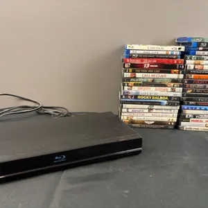Samsung Blu-ray Disc Player and Movie Collection