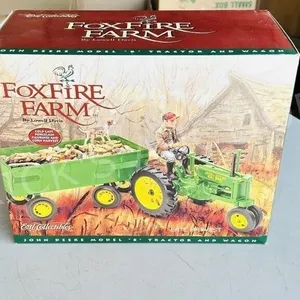 Ertl Fox FIre Farms tractor & figure in box