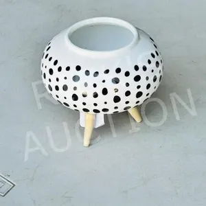 vintage porcelain ceramic  4" bowl on legs