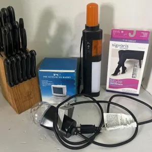 Knife Block with knives and scissors, PC FM auto