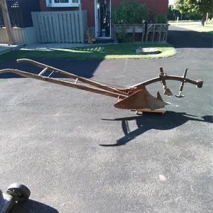 Antique single furrow plow. All original