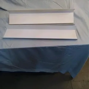 Set of 4 white shelves 23 1/2" long by 4 1/2 "