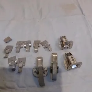 ASSORTED clips and hinges