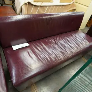 leather waiting room high end bench