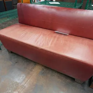 leather waiting room high end bench