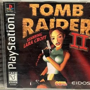 PlayStation 1 PS1 tomb raider II video game