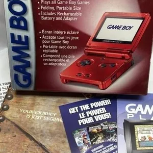 Nintendo Gameboy Advance SP Console box & inserts