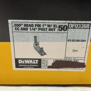 New DeWalt 30 count .300 inch head pin
