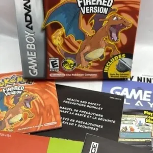 Nintendo Gameboy Advance Pokemon Fire Red