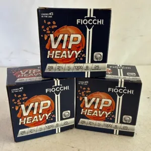 Fiocchi VIP Heavy 28ga #8 Shotshells (75ct)