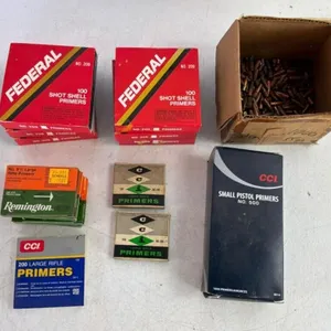 Mixed Primers/Bullets - Federal, CCI, Remington