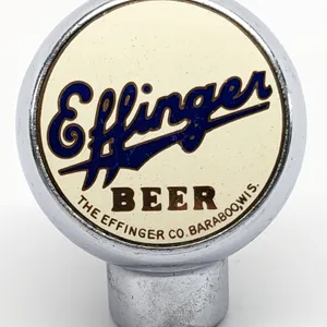 BALL TAP KNOB HANDLE EFFINGER BEER BARABOO WISCONSIN (ROBBINS)