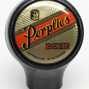 BALL TAP KNOB HANDLE PERPLIES BEER JEFFERSON WISCONSIN (BASTIAN BROS)