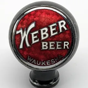BALL TAP KNOB HANDLE WEBER BEER WAUKESHA WISCONSIN
