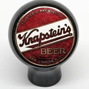 BALL TAP KNOB HANDLE KANPSTEINS BEER NEW LONDON WISCONSIN