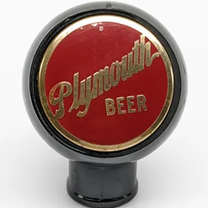 BALL TAP KNOB HANDLE PLYMOUTH BEER WISCONSIN