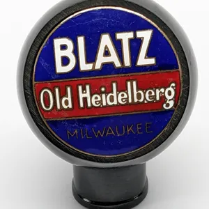 BALL TAP KNOB HANDLE BLATZ OLD HEIDELBERG BEER MILWAUKE WISCONSIN