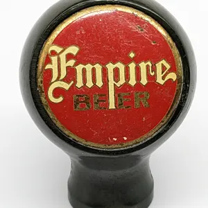BALL TAP KNOB HANDLE EMPIRE BEER FOND DU LAC WISCONSIN (TRUE NAME)