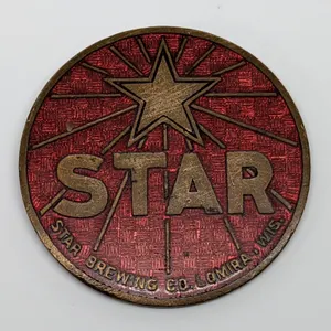 BALL TAP KNOB HANDLE INSERT STAR BEER LOMIRA WISCONSIN