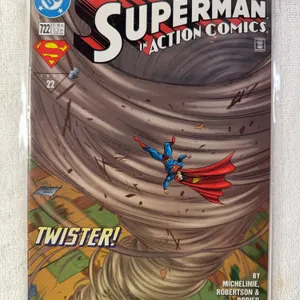 Superman in Action Comics-Twister!