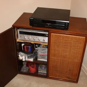 Stereo Cabinet, Stereo Components & More