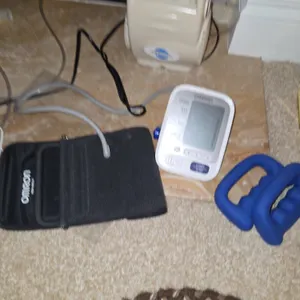 Nebulaizer and blood pressure machine and weights