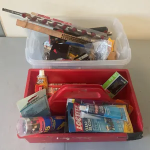 Assorted Hand Tools, Hardware & Repair Supplies