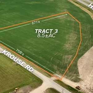 Tract 3: 8.5± Acres
