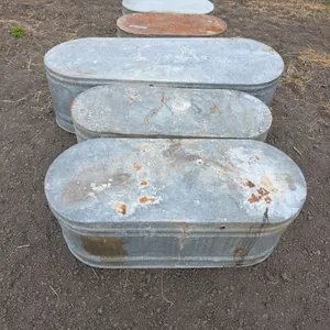 Galvanized steel tubs