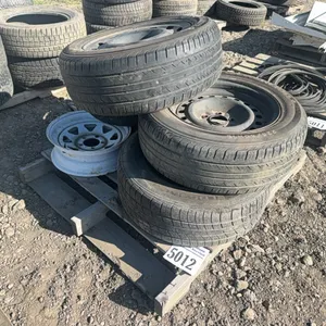 3 - 225/60R16 TIRES ON RIMS, 2 - 225/60R16 TIRES, 1 - 5 BOLT RIM