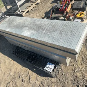 WEATHERGUARD 19" X 20" X 5' CHECKERPLATE TOOL BOX
